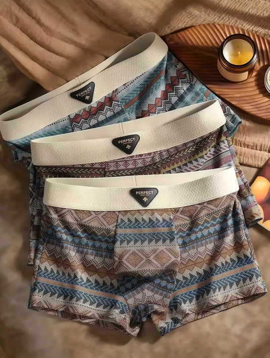 بوكسور فايق النعومة vintage (باك 3 قطع)